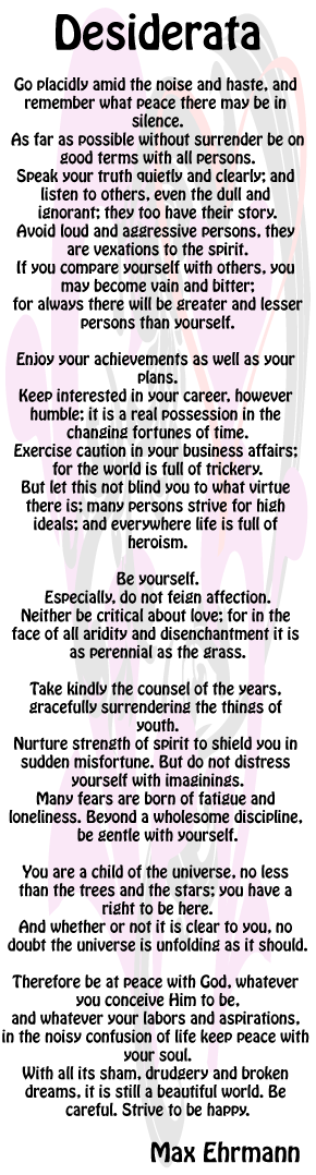 Desiderata