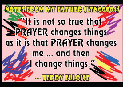 Prayer #00005  Requested by:  Cousin Karen  For:  Herself  Prayed by:  Cousin Jacquie